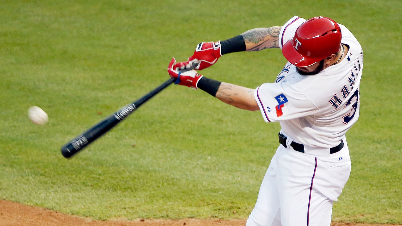 Hamilton testing knee as Rangers see if outfield return is possible