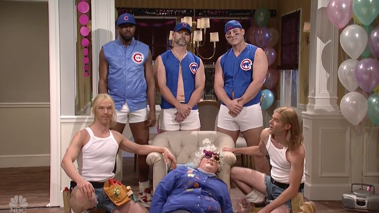 David Ross, Anthony Rizzo and Dexter Fowler make 'SNL' appearance