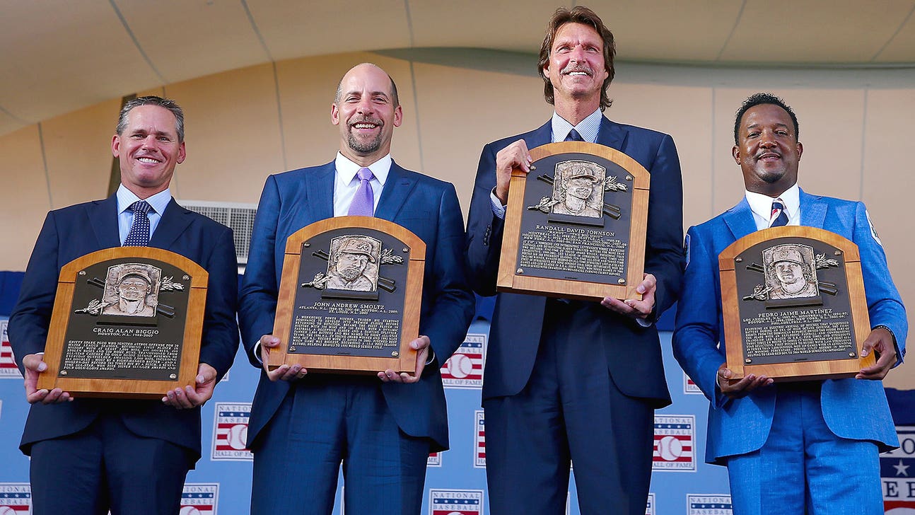 Johnson, Martinez, Smoltz, Biggio enter Hall of Fame