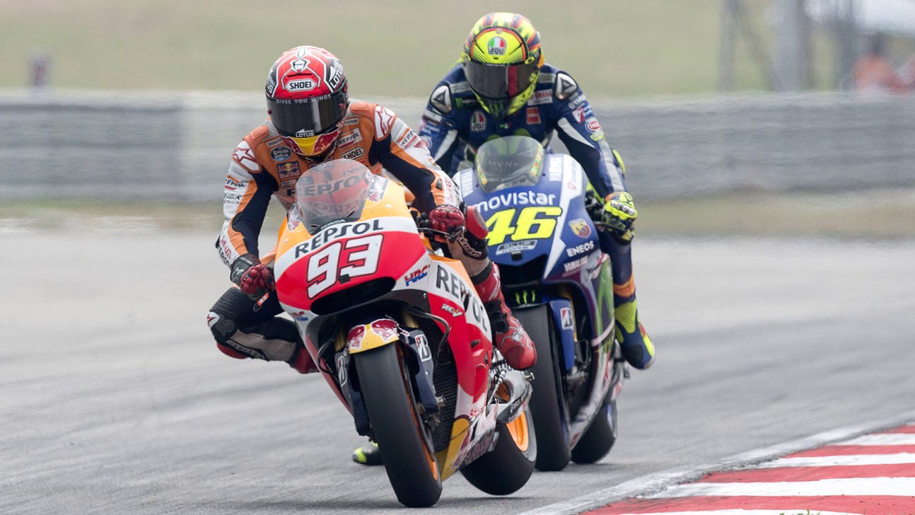 MotoGP: Honda claims Rossi kicked Marquez's brake lever