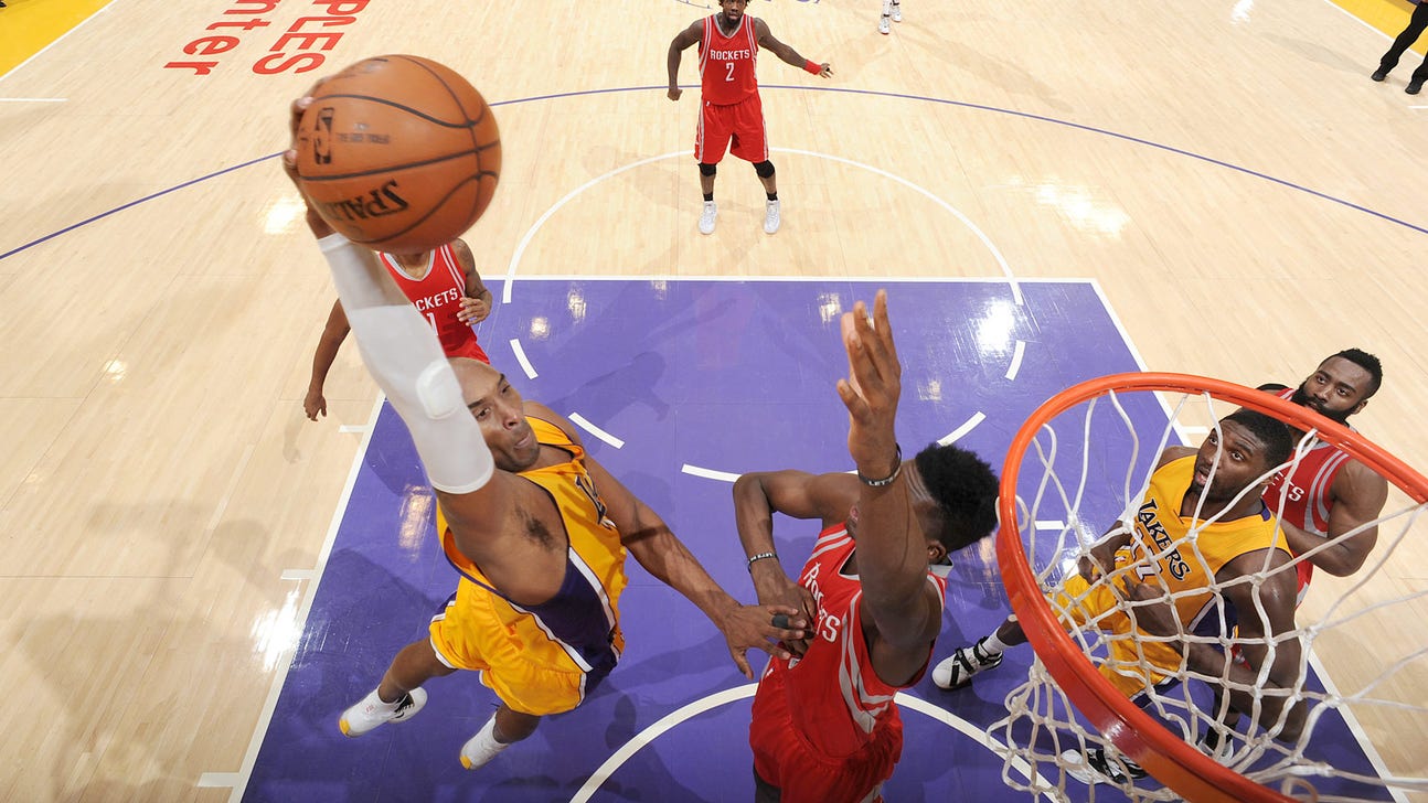 Kobe shows he's not too old to posterize someone