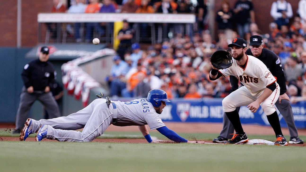 Royals think Giants soaked dirt to slow speedsters