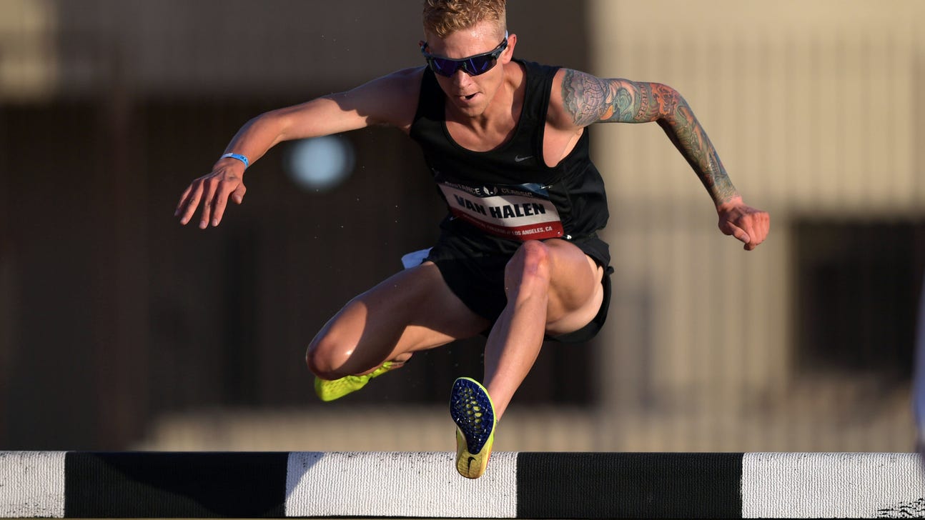 Son of a famous drummer, Aric Van Halen makes own name in track