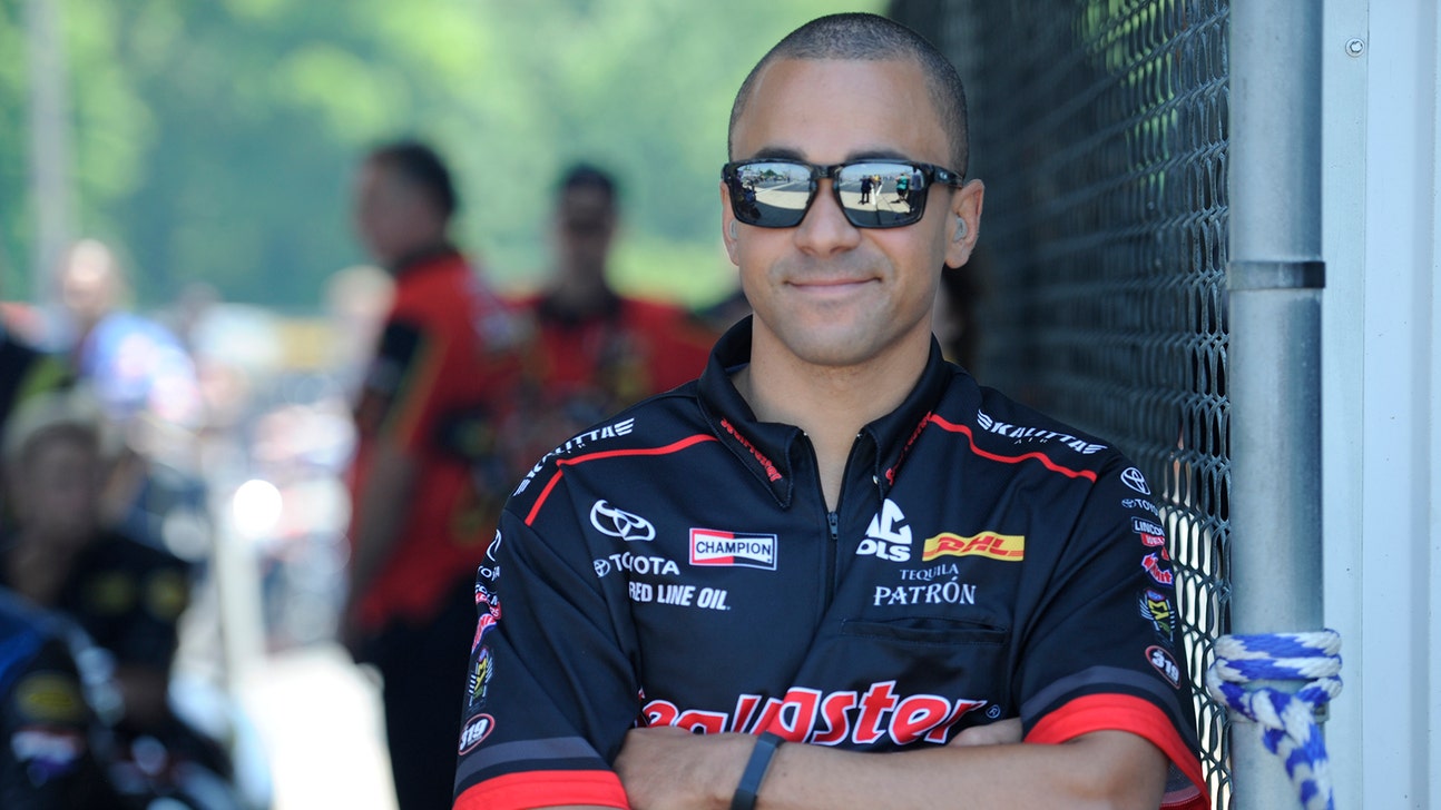 J.R. Todd gets a feel for driving a Funny Car