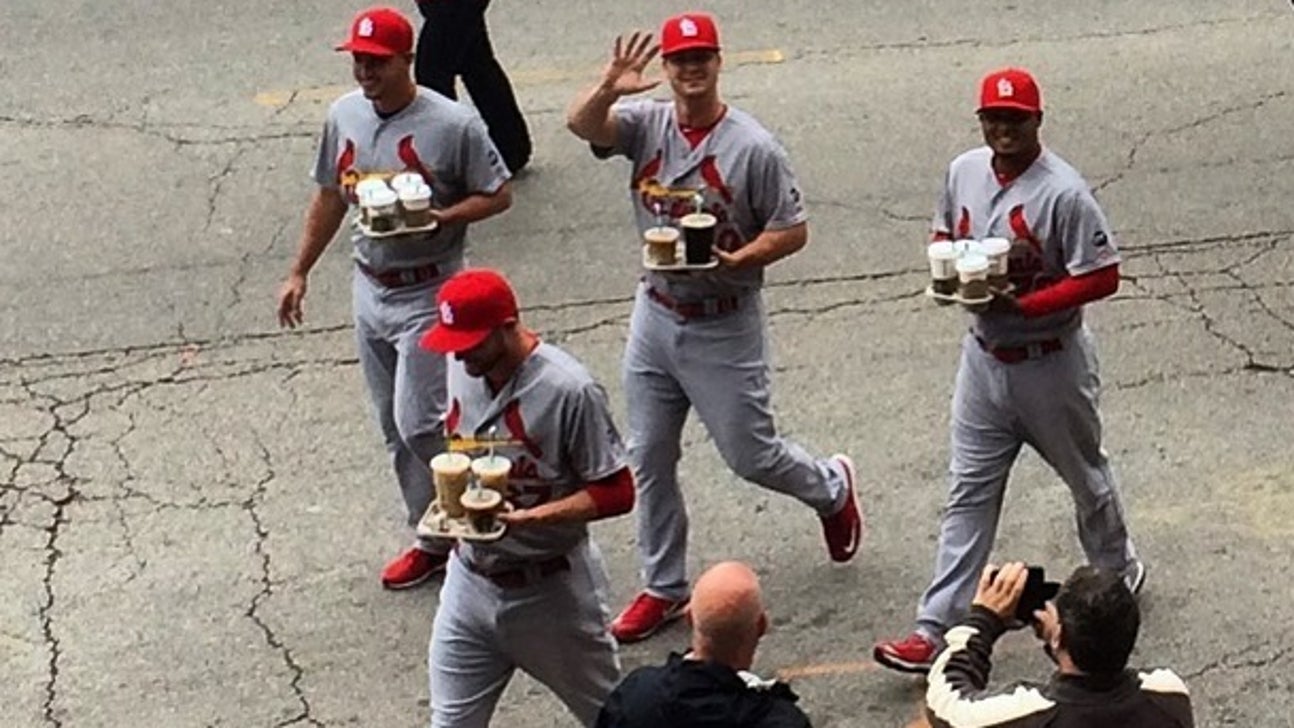 Cardinals send rookies to Starbucks to pick up order