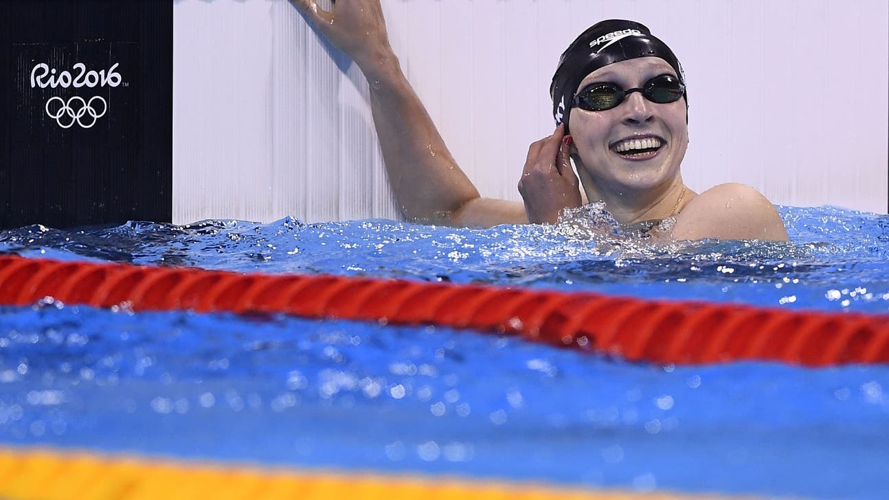 Katie Ledecky (three golds and counting) makes everything look simple
