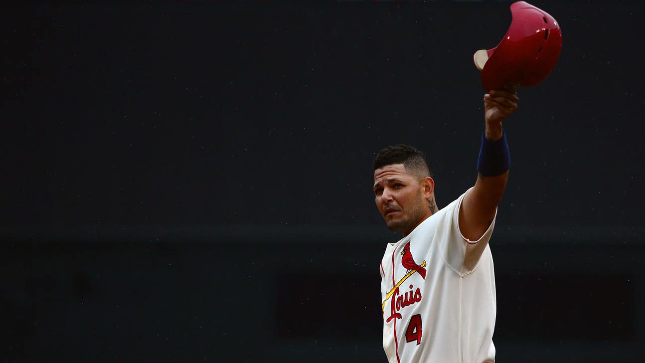 Molina collects 1,500th hit as Cardinals win 3-0 over Brewers