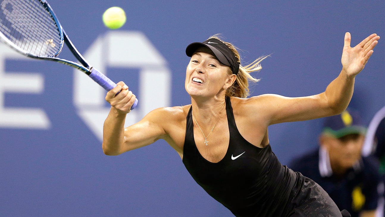 Maria Sharapova returns to U.S. Open, wins first-round match