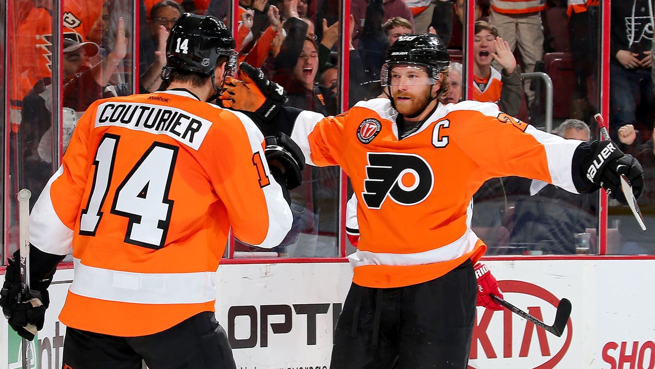 Flyers' Couturier eyes return, Giroux out vs. Hurricanes