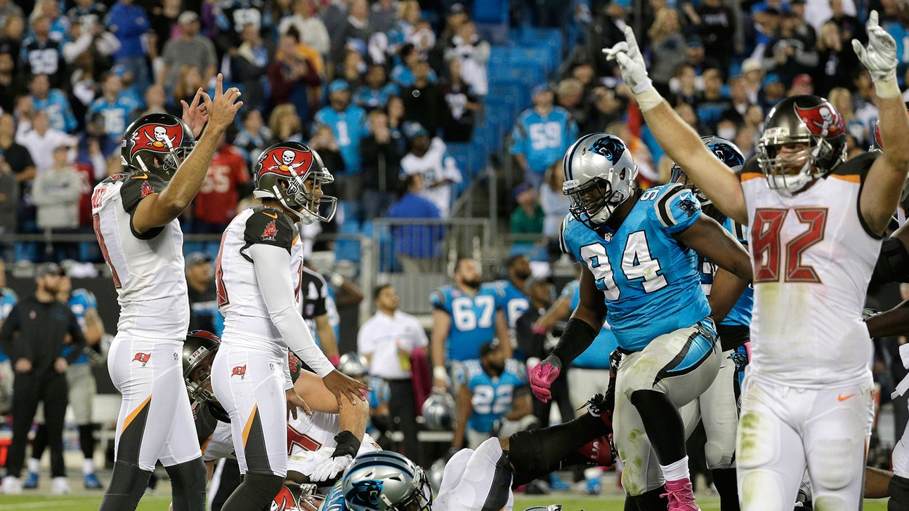 Aguayo atones for earlier misses with game winner as Bucs edge Panthers