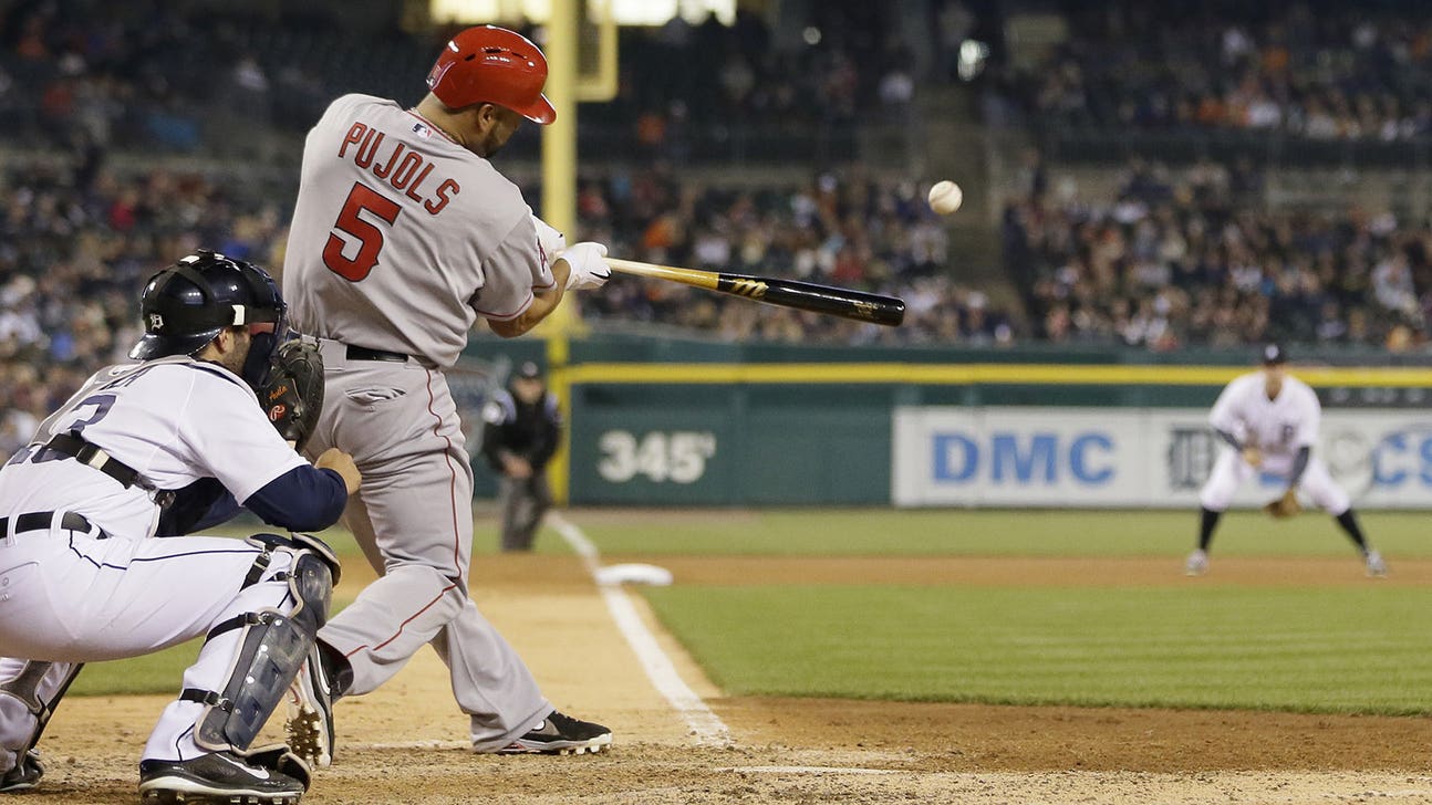 Albert Pujols hits 497th home run as Angels rout Tigers