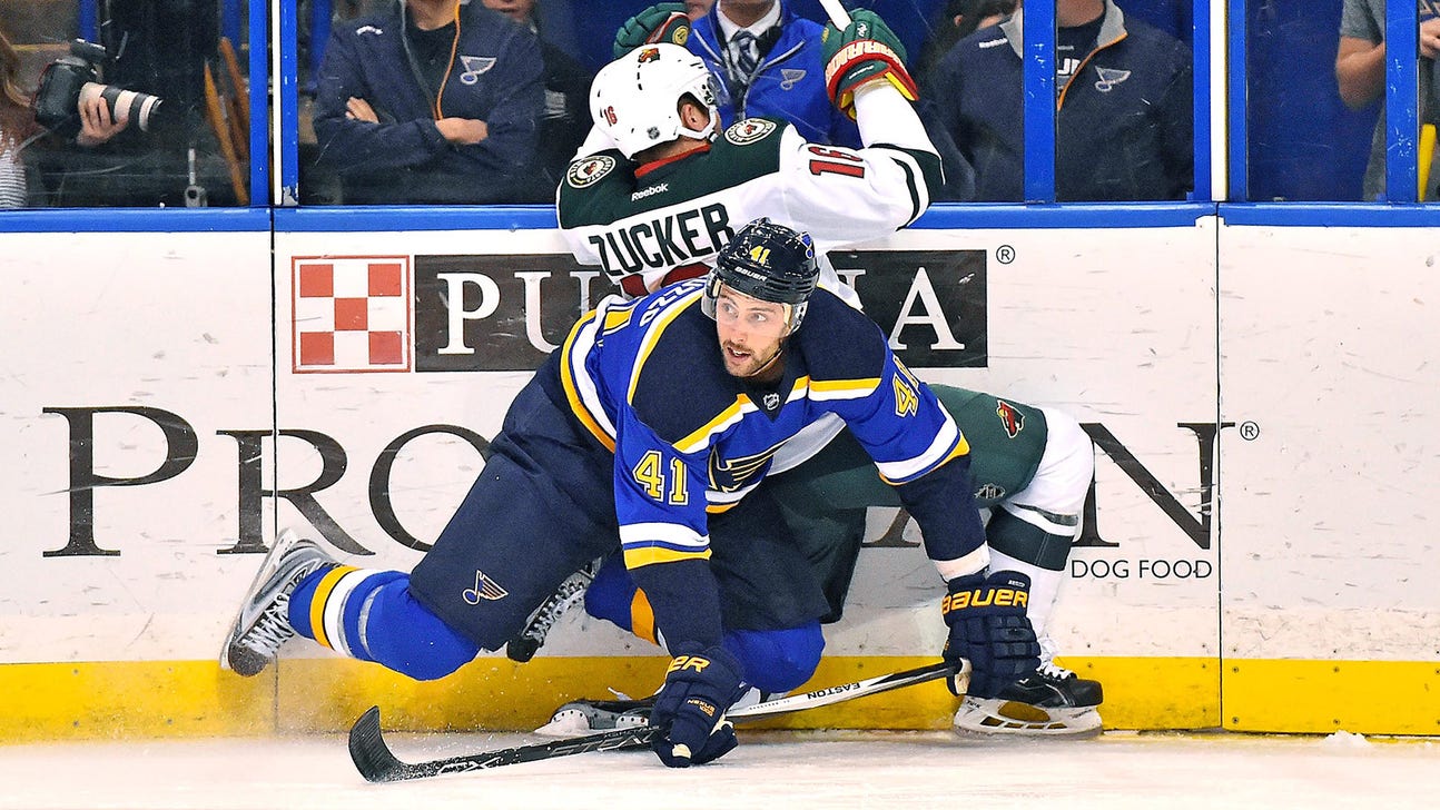 Blues again struggle to score, fall 3-1 to Wild