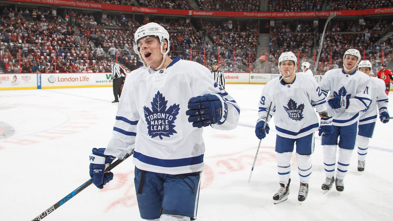 Twitter is hyped about Auston Matthews's four-goal debut
