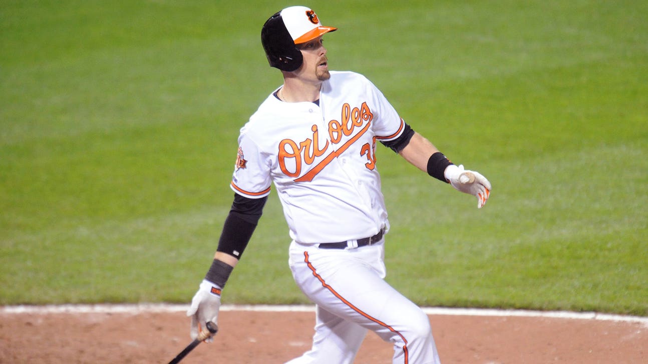 Orioles C Wieters out of Orioles' lineup, avoids surgery