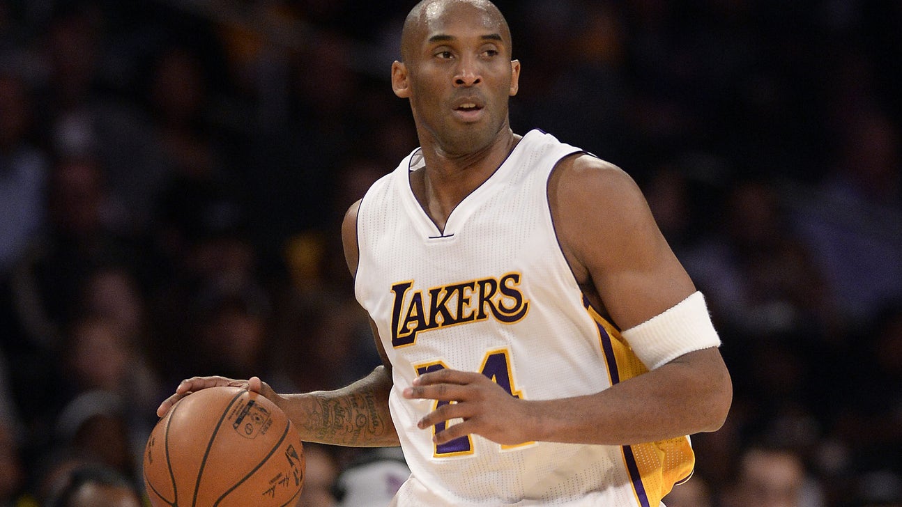 Kobe after playing 36 minutes: 'I'm barely standing up'