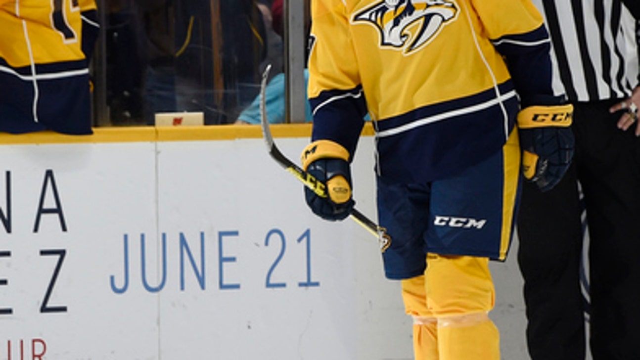 Filip Forsberg's hat trick lifts Predators over Blues 5-0
