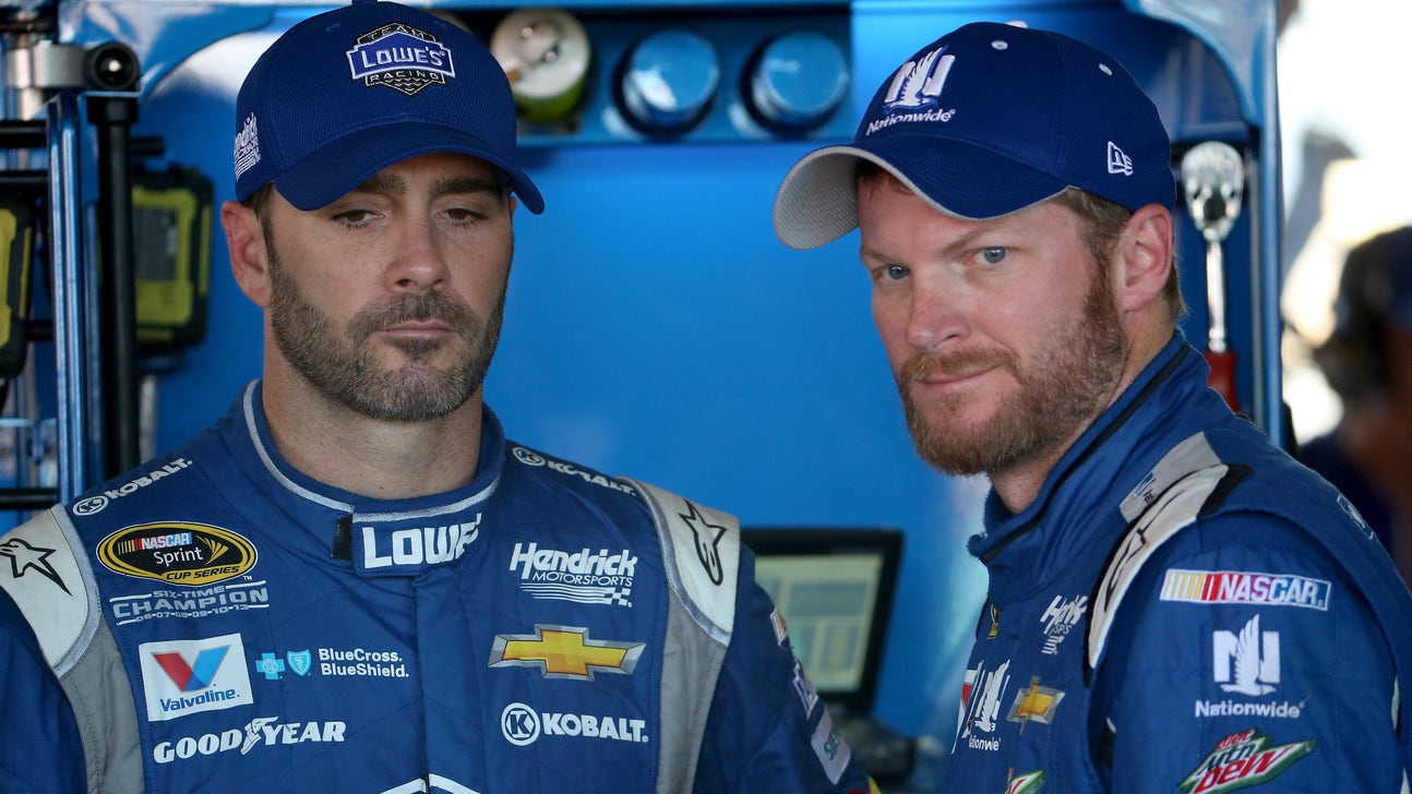 Junior, Jimmie begin playful ribbing before 'Batman v. Superman' clash