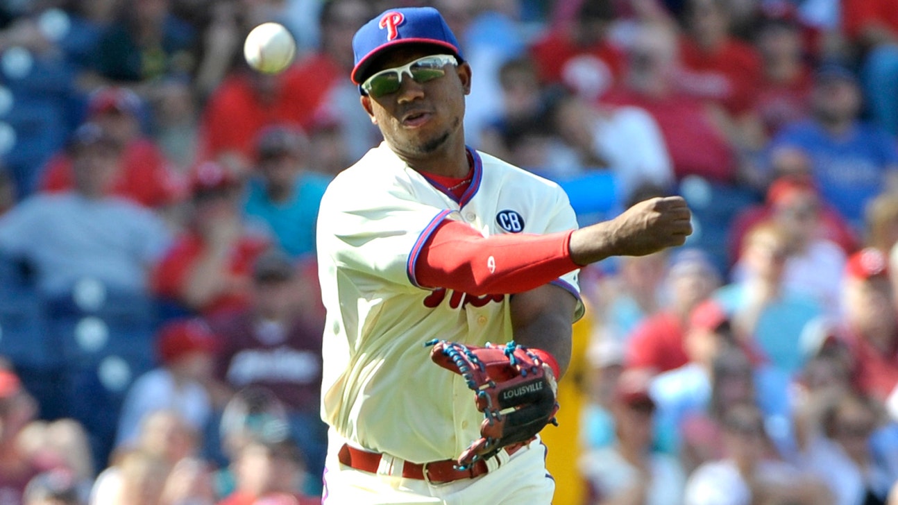 Phillies rookie Franco calls himself 'lucky' to avoid broken wrist