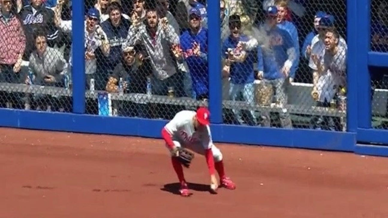 Mets fan throws beer at Grady Sizemore