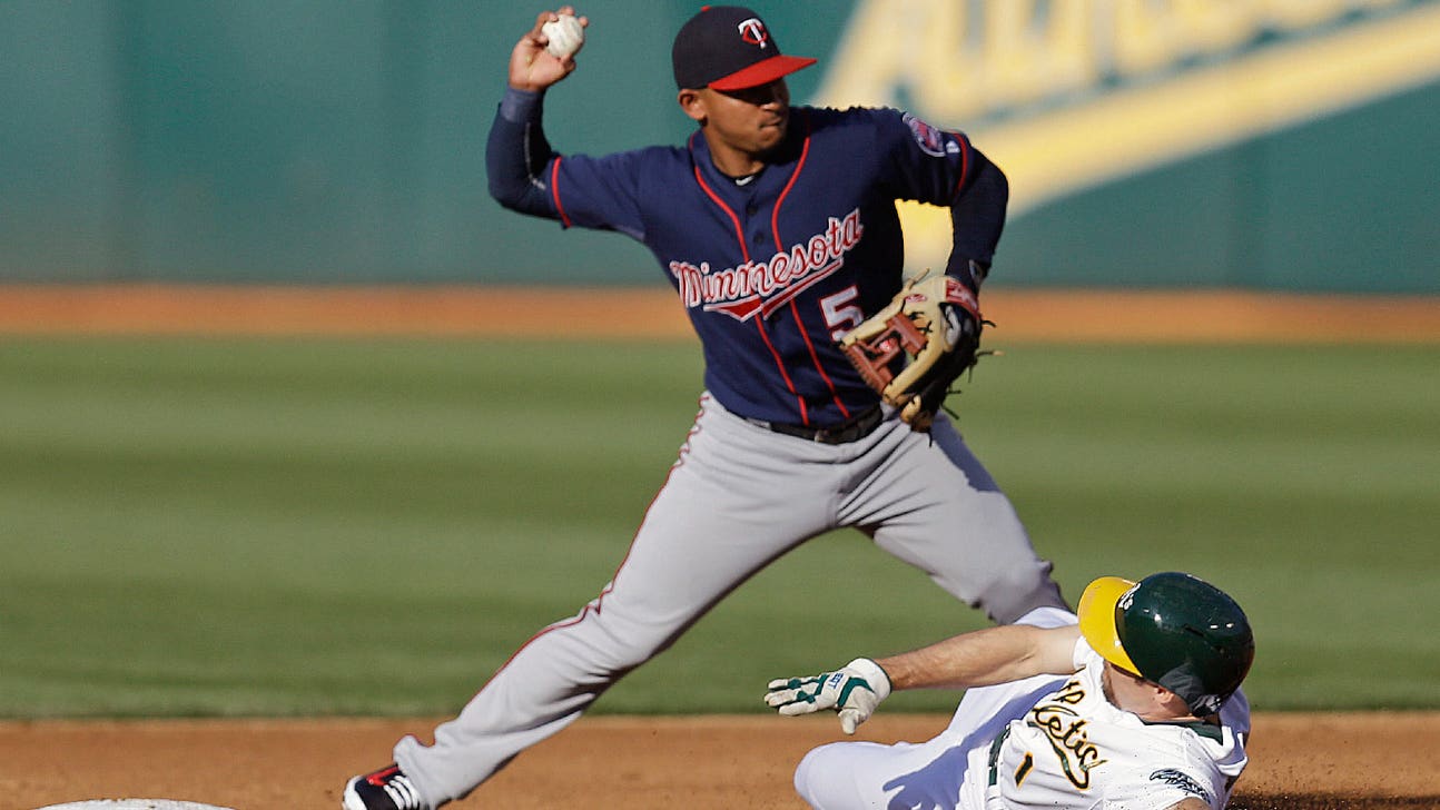 A's trump Twins in extra innings, 3-2