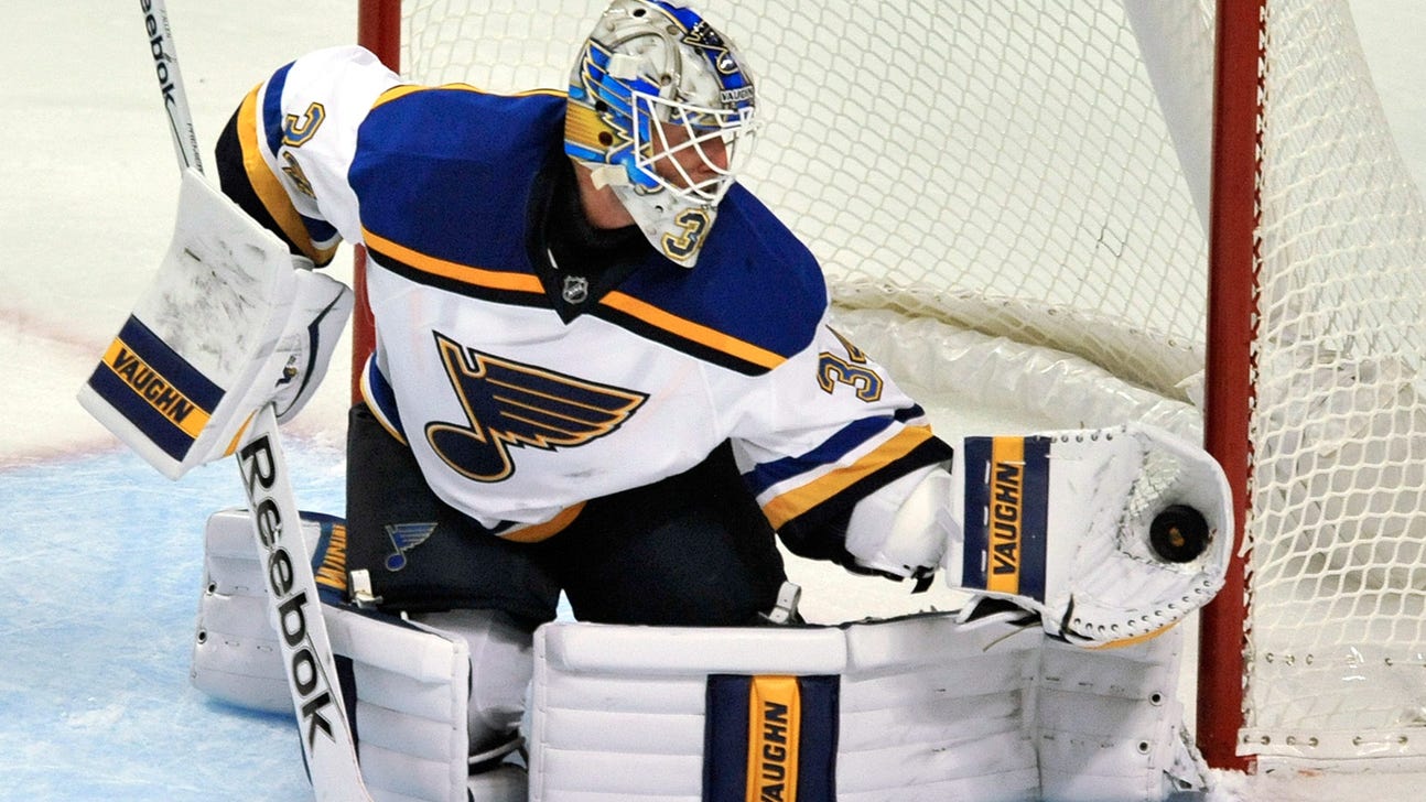 Allen will make first start in goal as Blues visit Wild