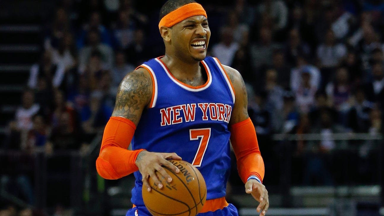 Report: Carmelo Anthony feels 'betrayed' by Phil Jackson drafting drafting Kristaps Porzingis