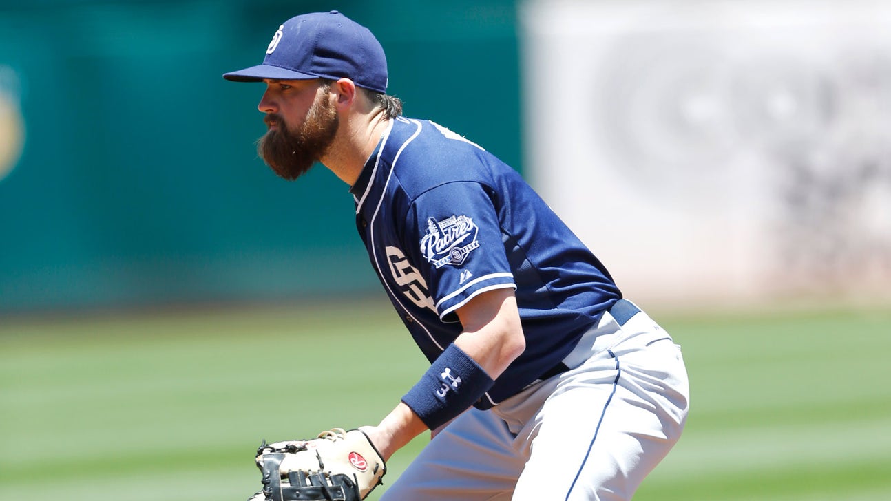 Padres' catcher Norris makes big play in rare start at first base