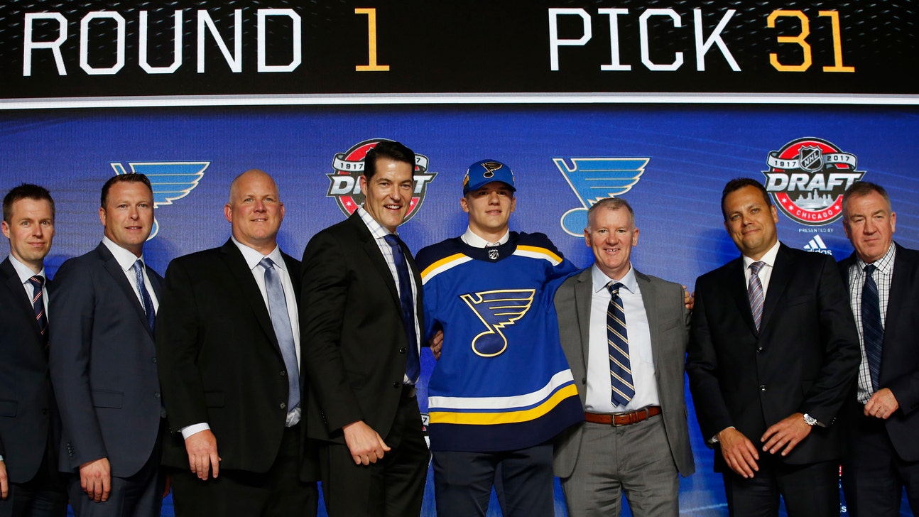 Blues sign top draft pick Kostin to three-year deal