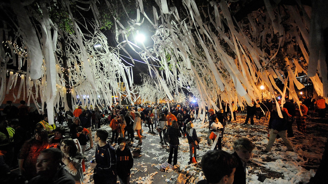 Oak trees returning to Toomer's Corner in Auburn