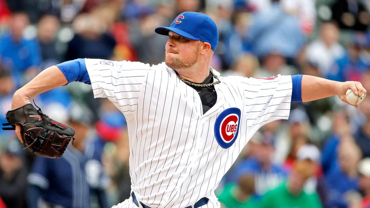 Lester makes history ... while batting