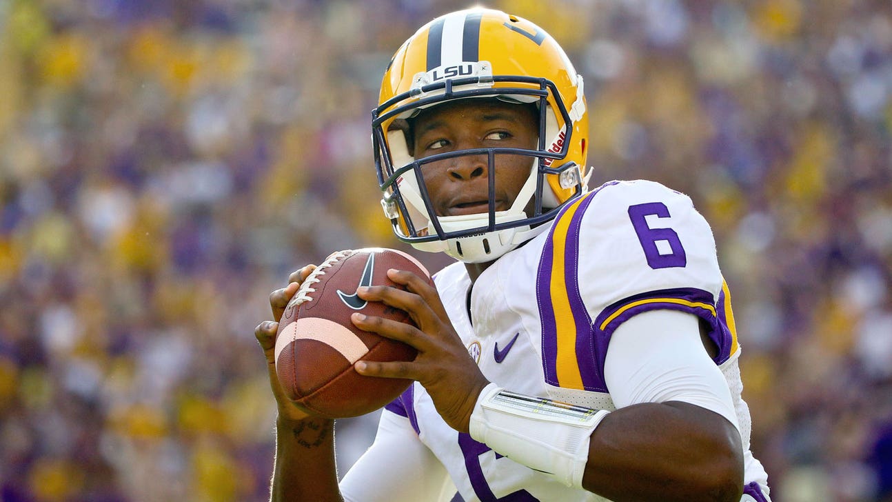 WATCH: Skill or luck? It all counts the same to LSU QB Harris on this TD