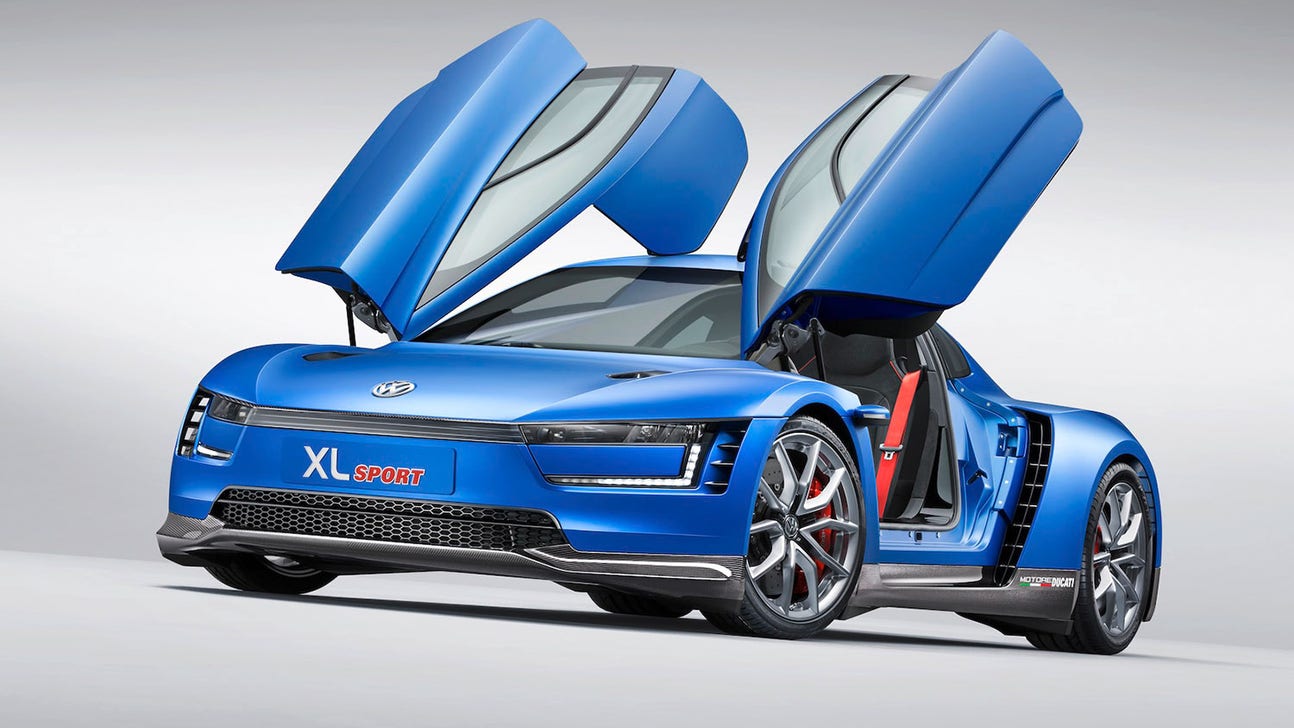 Volkswagen's latest concept sports car is powered by a two-cylinder motorcycle engine