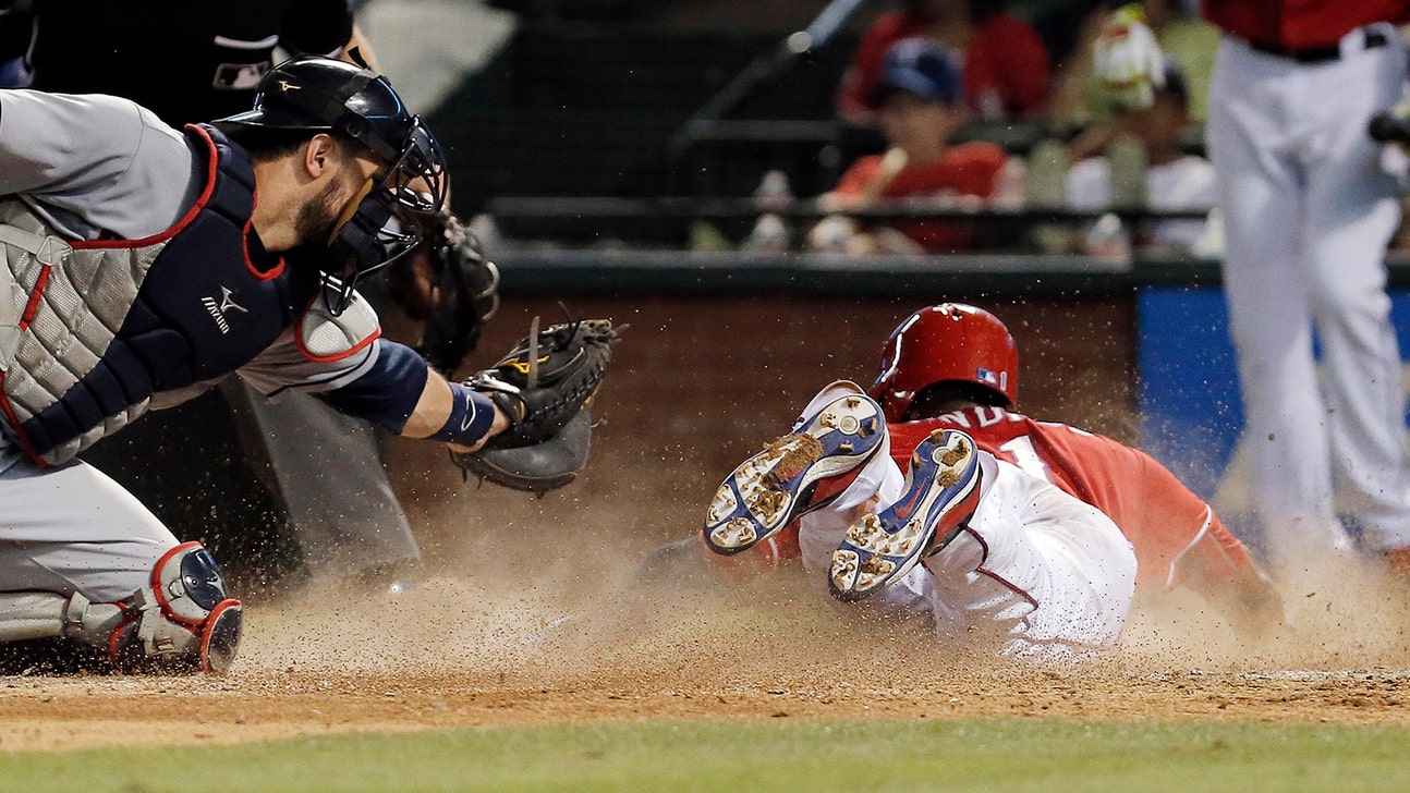 Andrus' personal hitting streak against Indians now No. 2 all-time