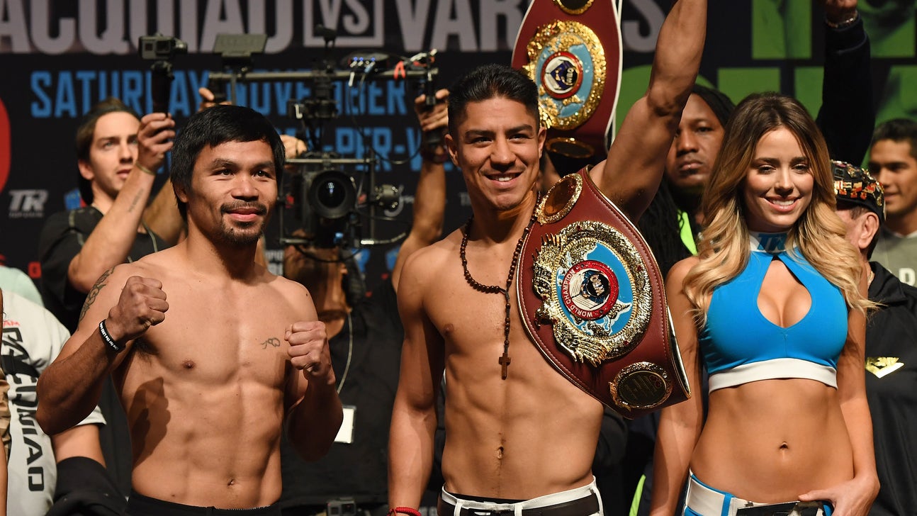 What time does Manny Pacquiao vs Jessie Vargas start?