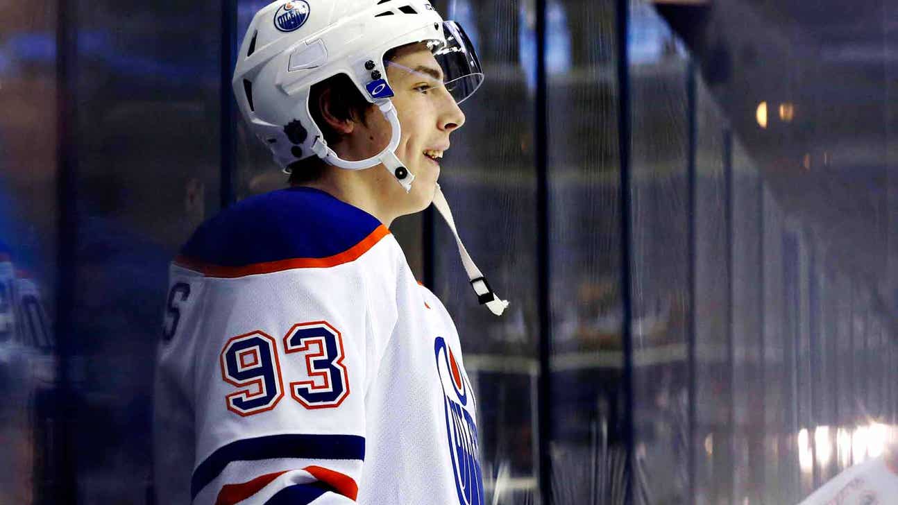 Edmonton Oilers cheer on the Toronto Blue Jays to victory
