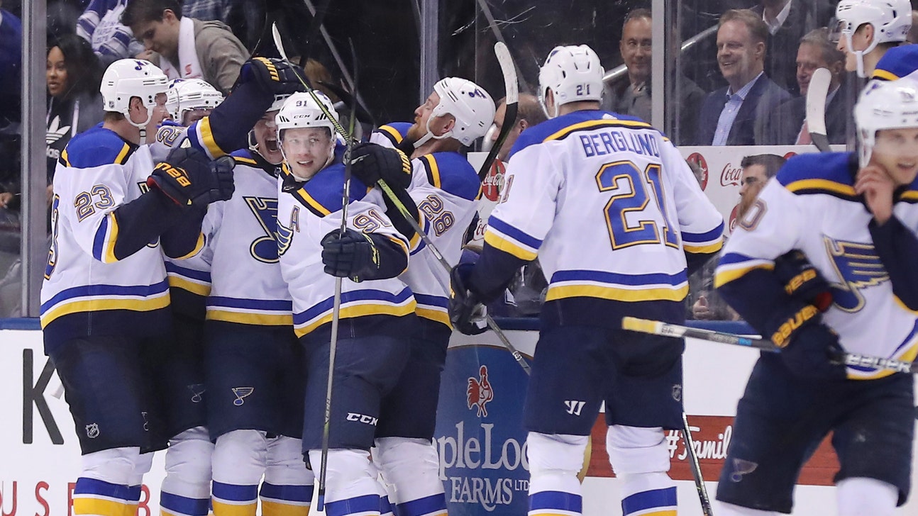 Dunn caps Blues' incredible overtime win over Maple Leafs