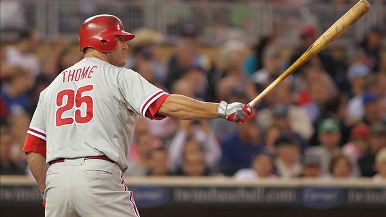 Trading Thome -- keeping Howard -- transformed Phillies