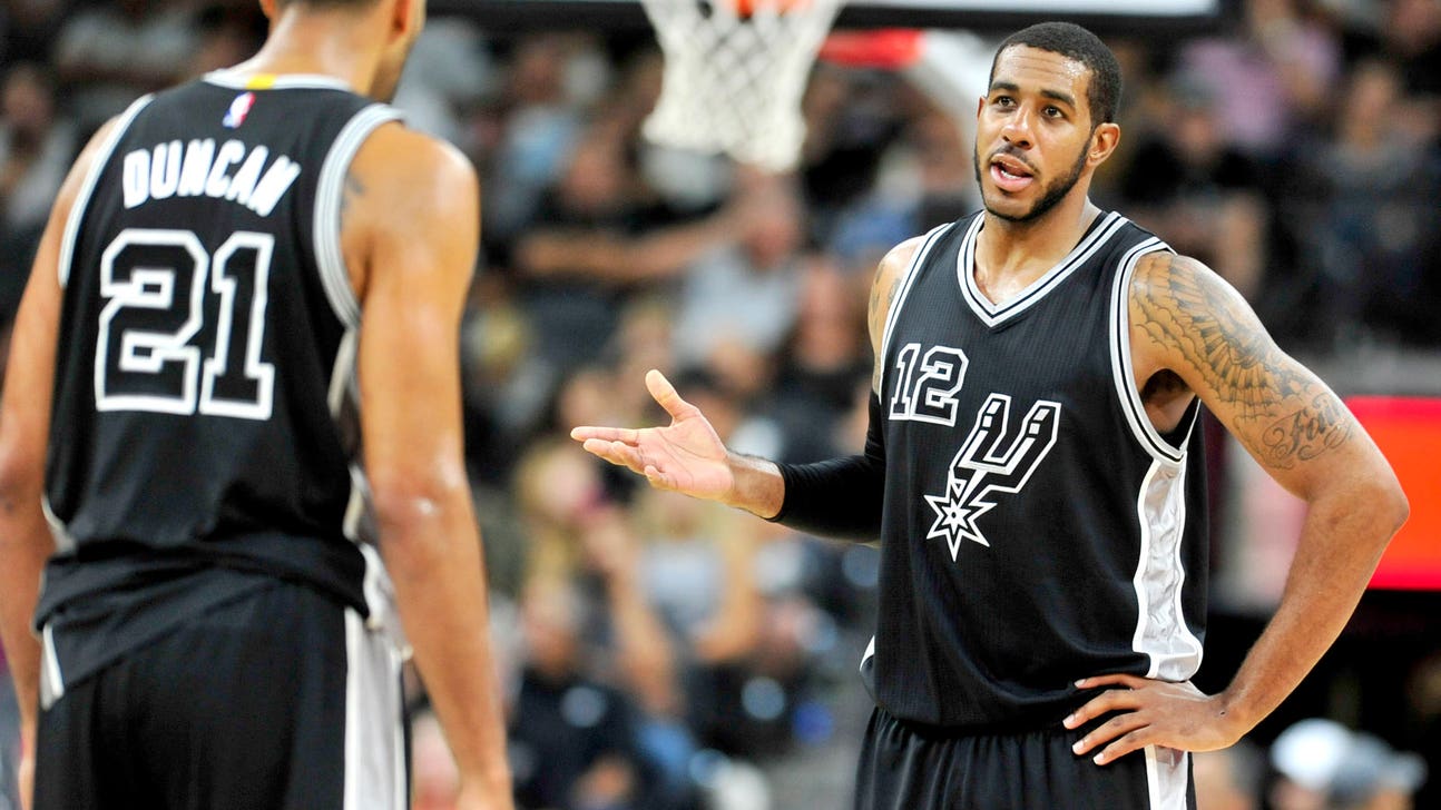 Aldridge still starting slowly, but Spurs rout Nets for first win