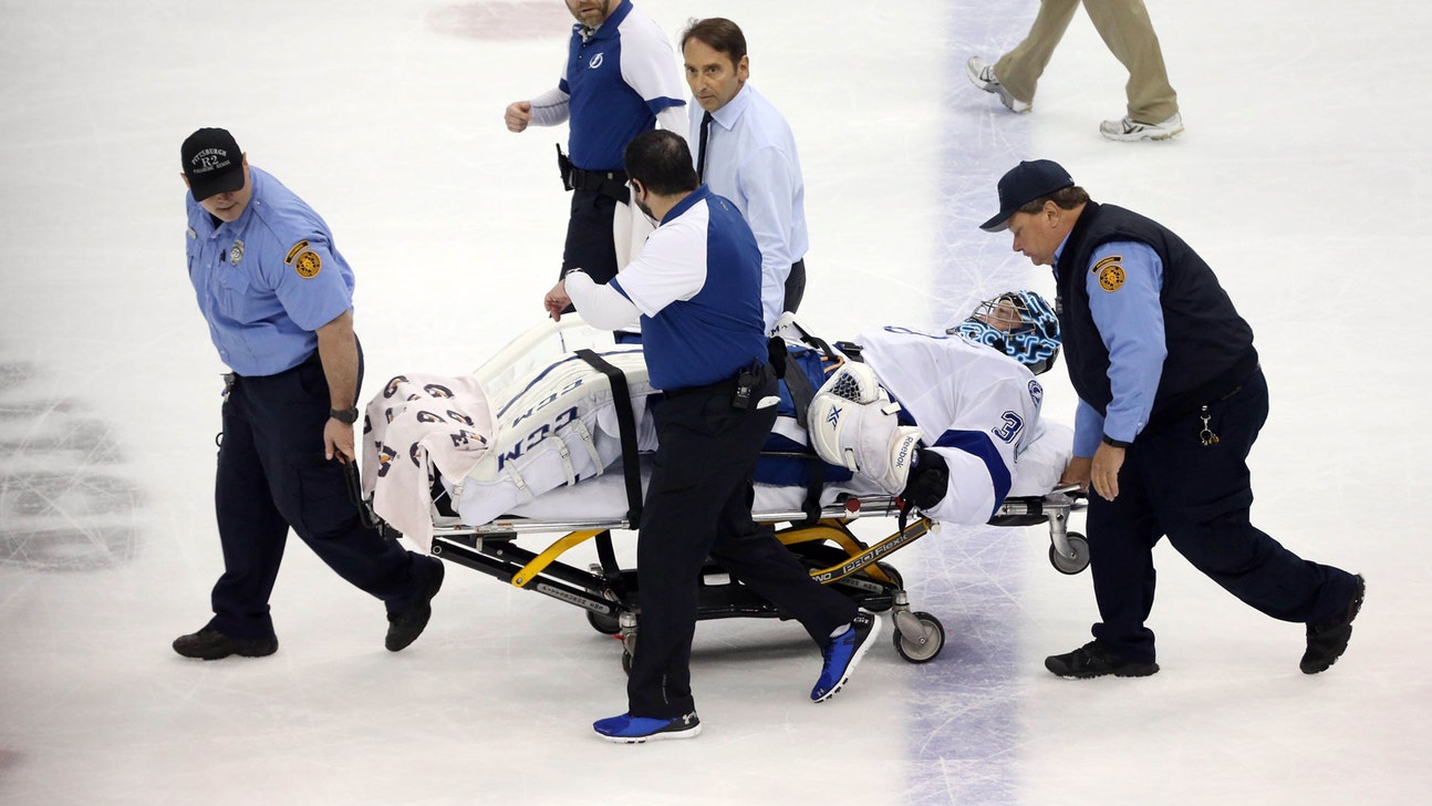 Ben Bishop out for Lightning, Tyler Johnson leaves Game 1 but returns