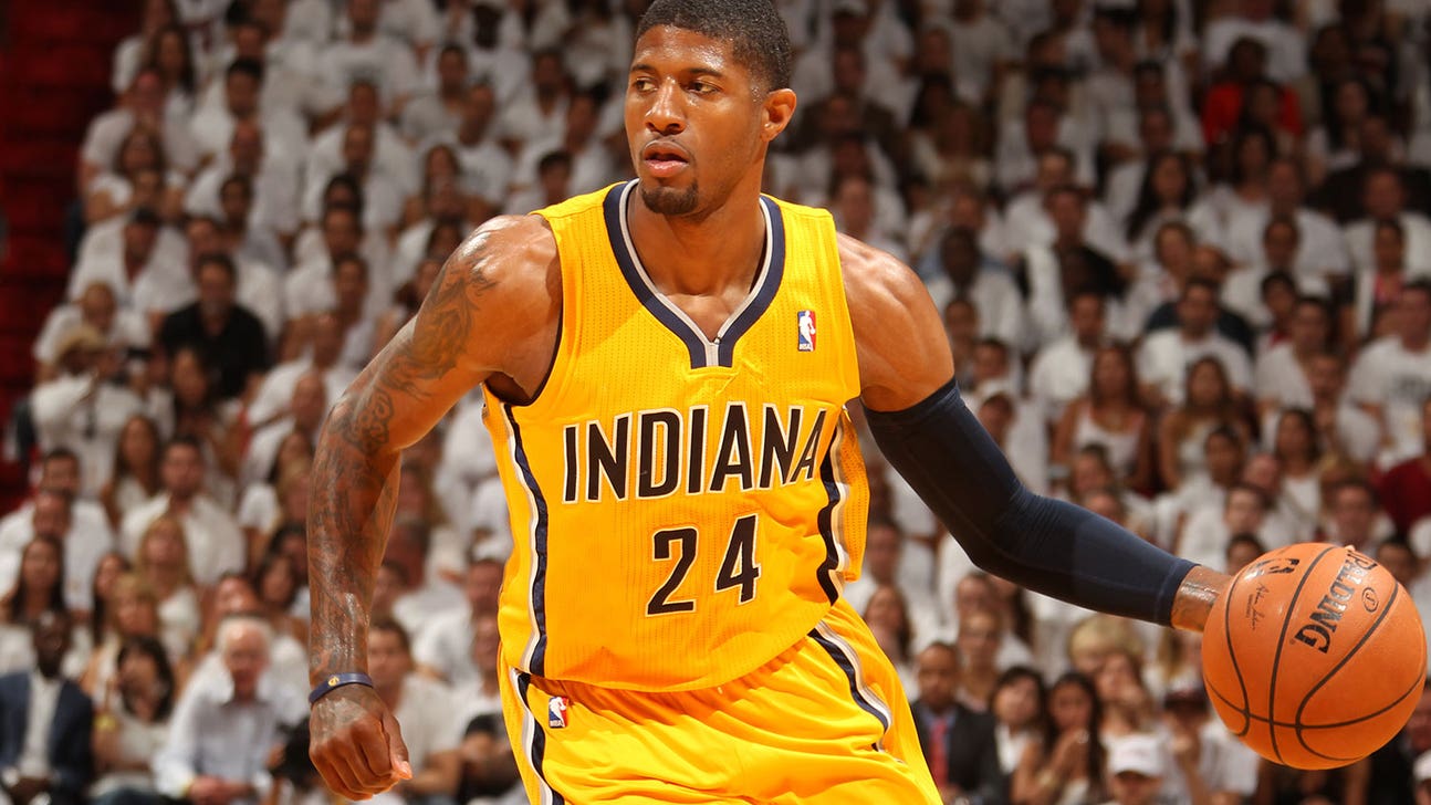 Paul George changes jersey number from 24 to 13 will be known as PG 13 FOX Sports