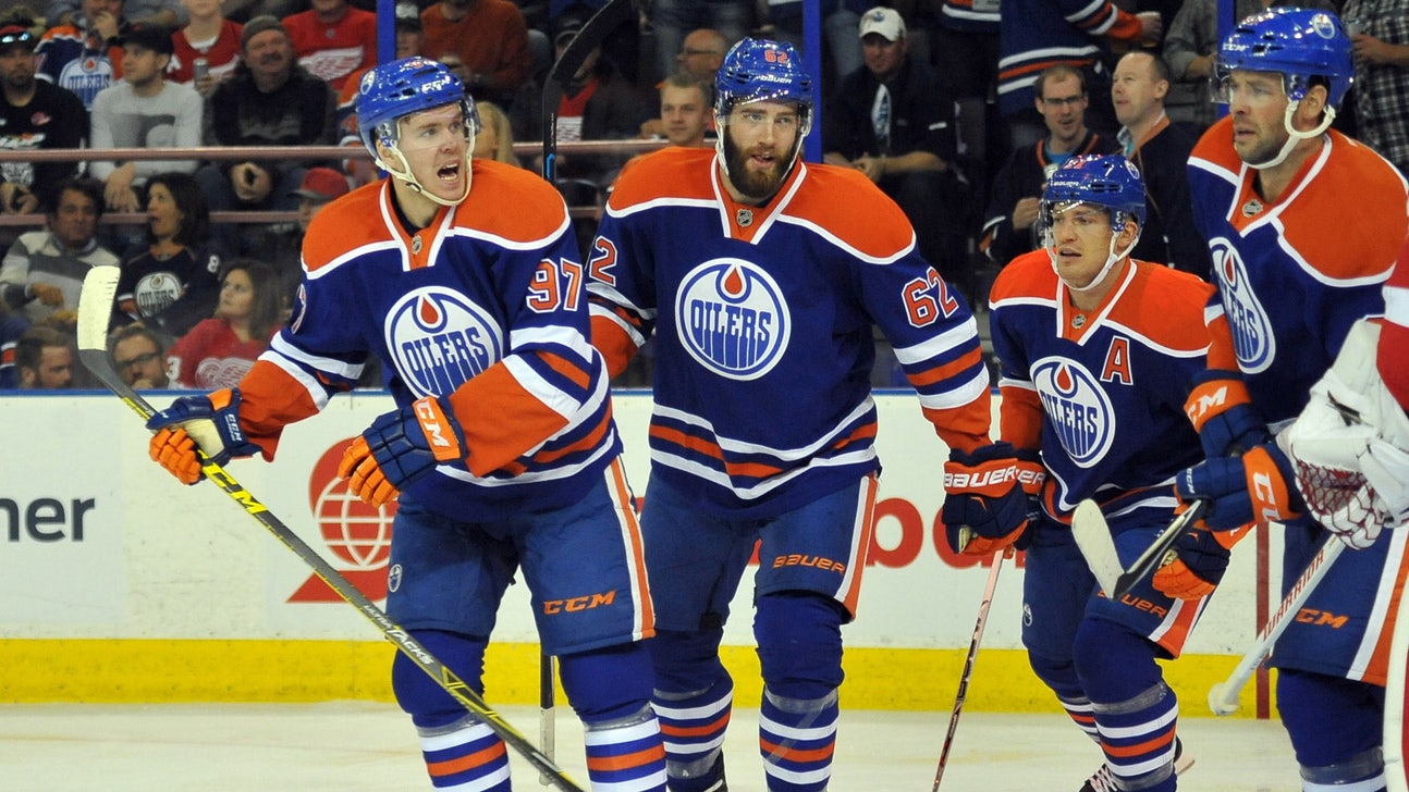 McDavid makes it 4 goals in 7 games as Oilers beat Red Wings