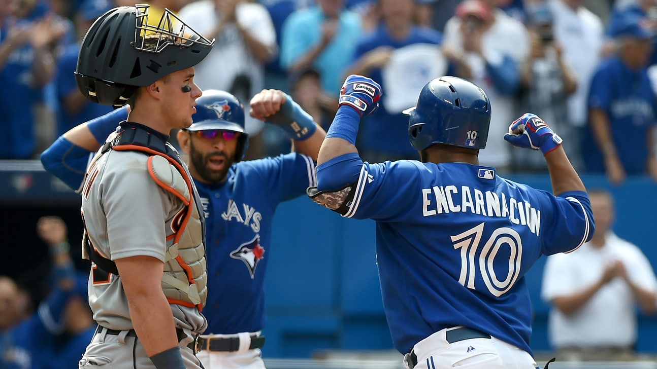 Slumping Tigers battered by Encarnacion, Blue Jays 15-1