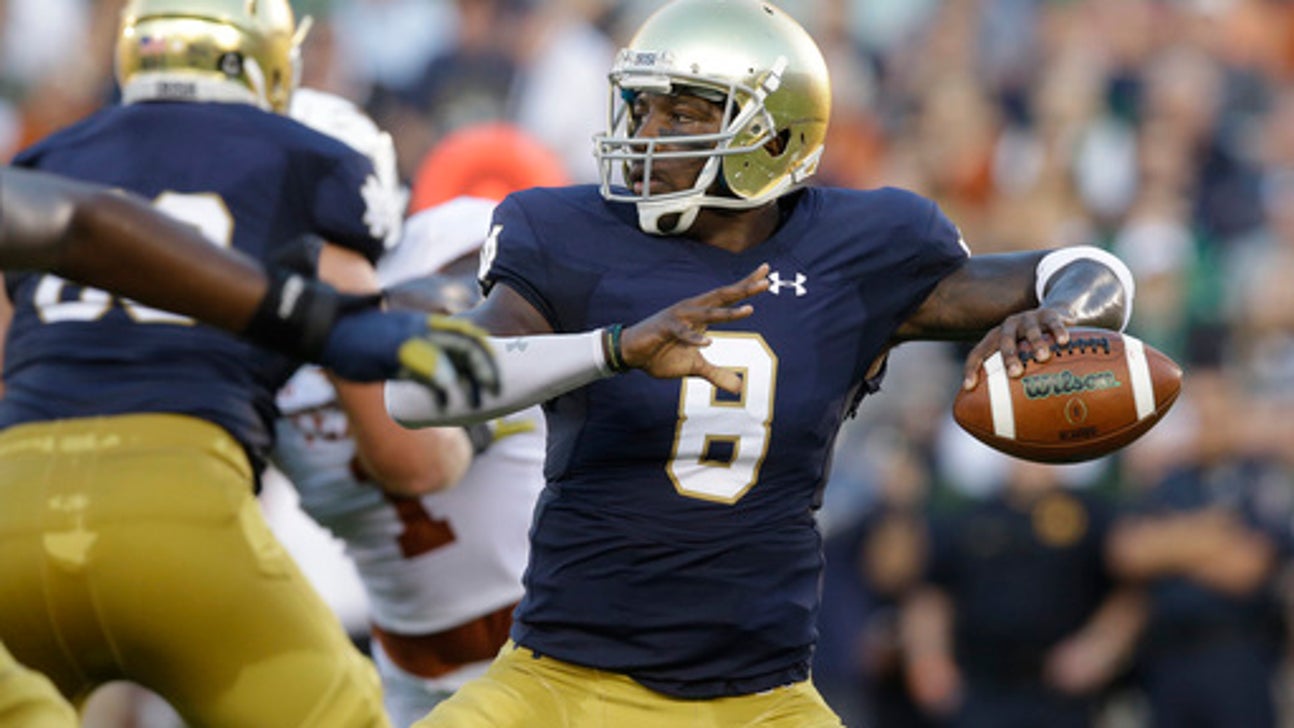 Notre Dame's Zaire frustrated by quarterback competition