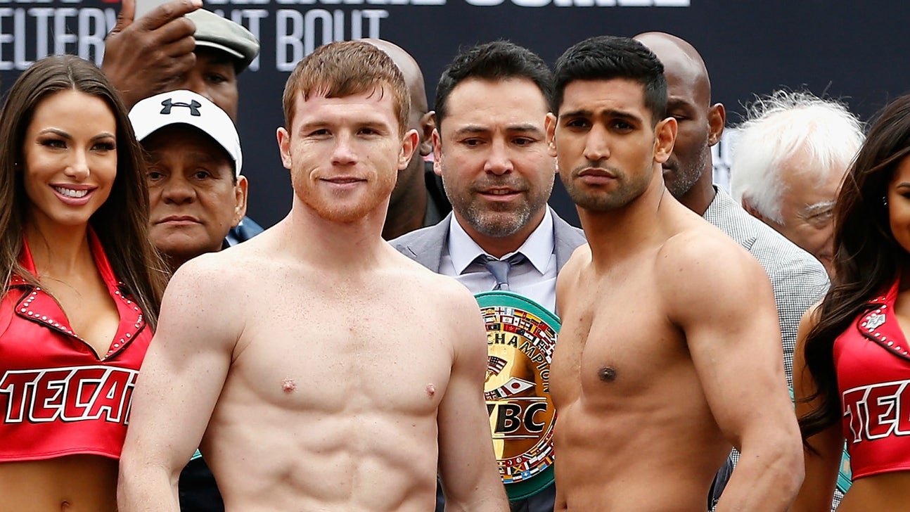 What time does the Canelo Alvarez-Amir Khan fight start?