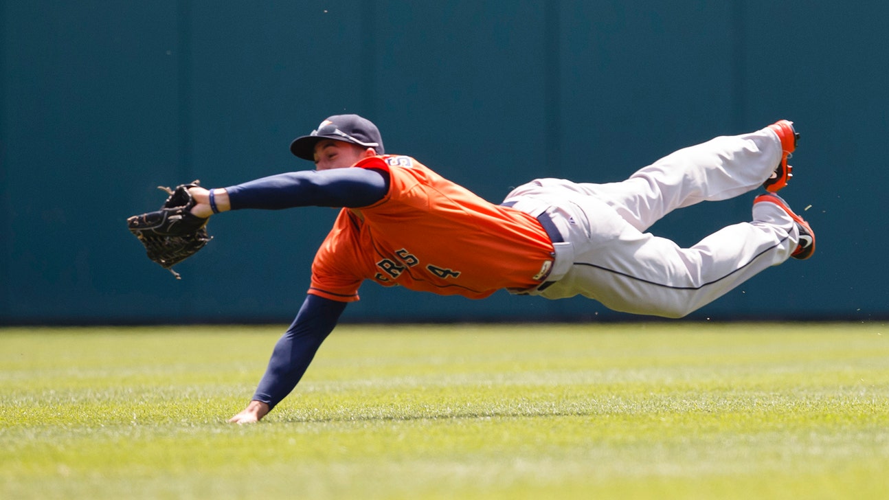 Astros' Springer still plans to give 100 percent on defense - but be 'smarter' about it