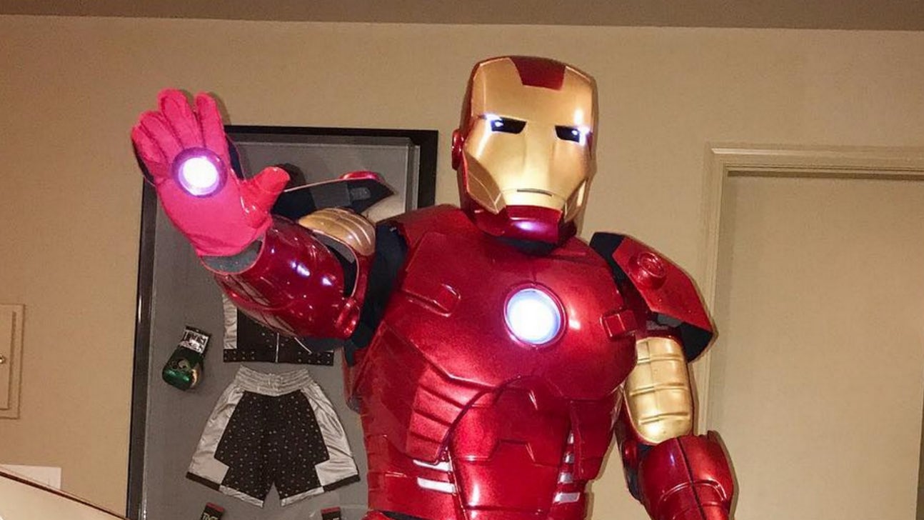Floyd Mayweather reveals his amazing Iron Man Halloween costume