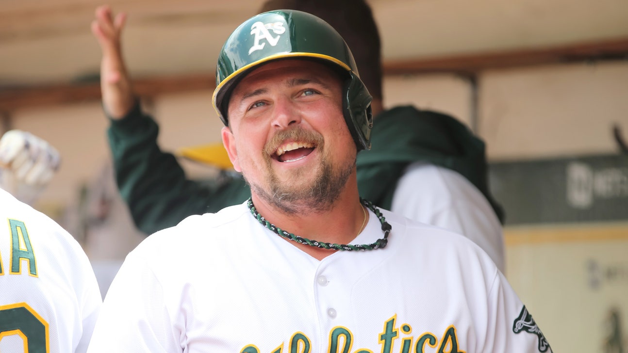 Butler's first triple since 2012 delights A's teammates