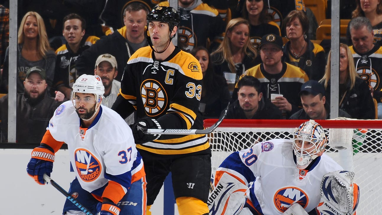 Chara leaves Bruins game against Islanders after first period