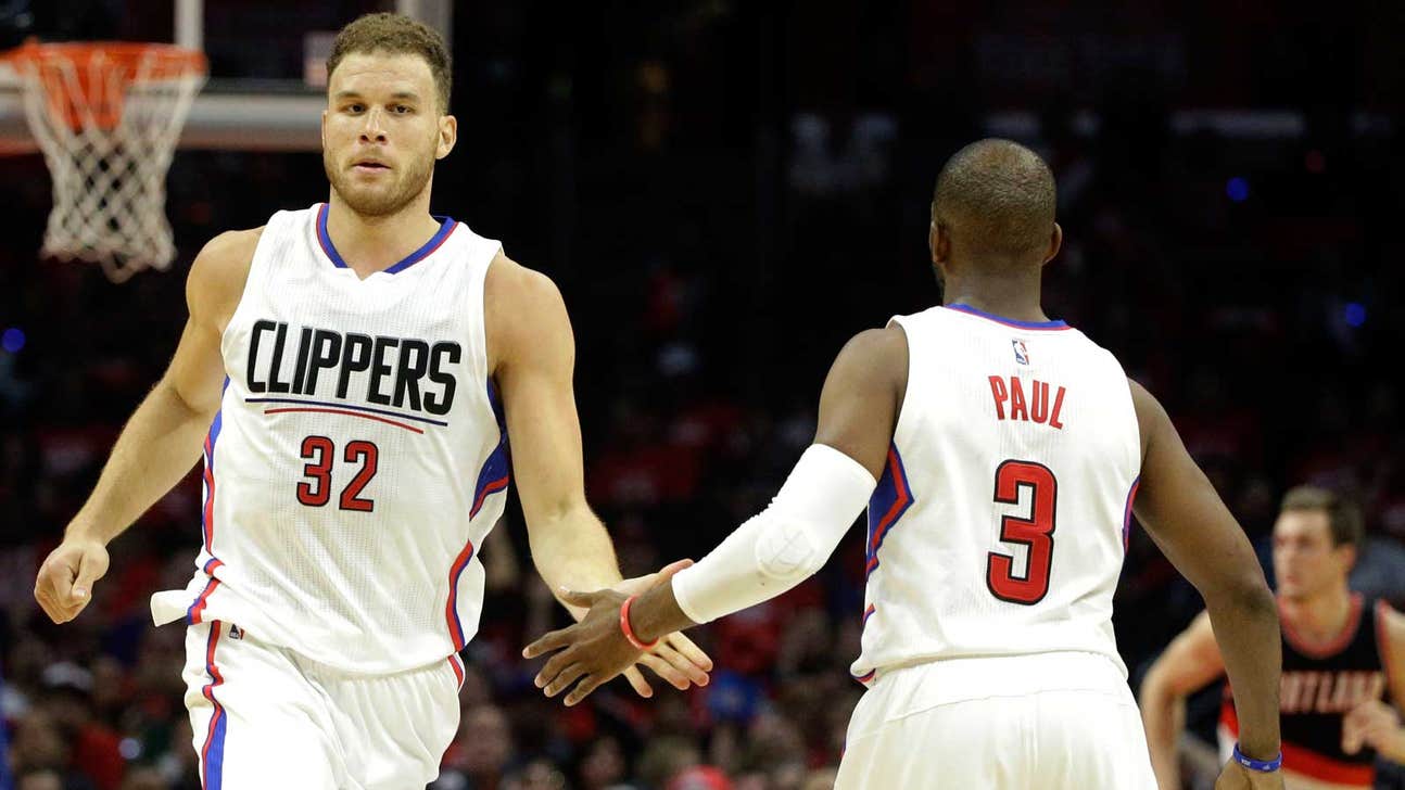 Blake Griffin's son makes postgame appearance