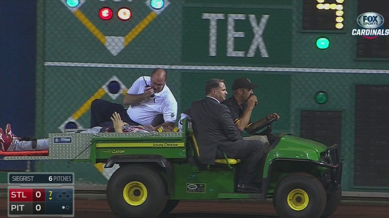 Cardinals' Piscotty injured in violent outfield collision